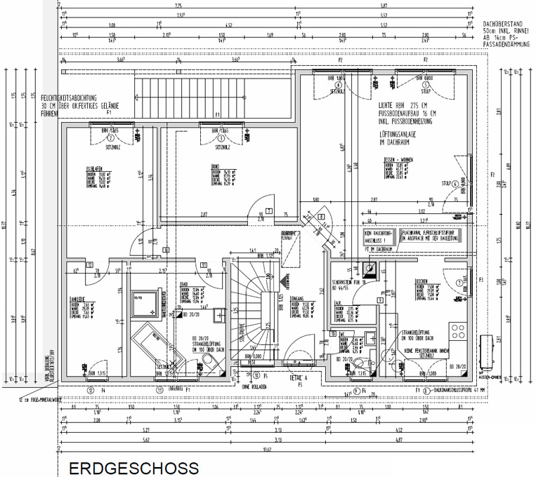 Beispiel Architektenplan